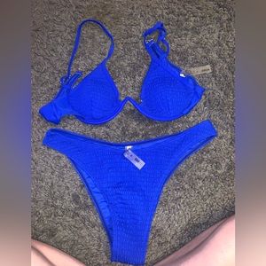 Blue bathing suit from SHEIN